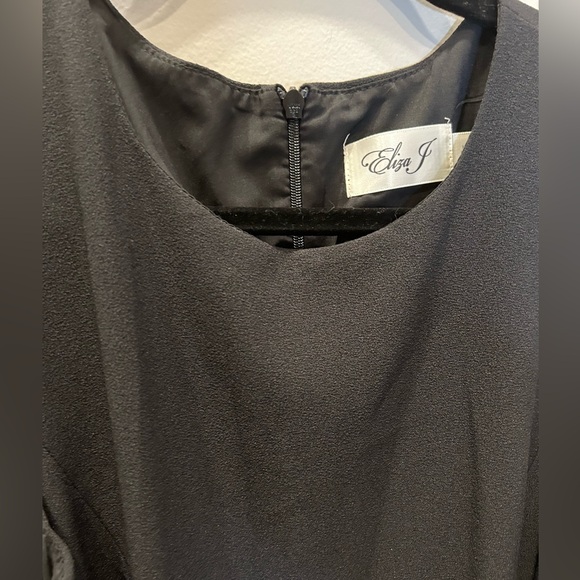 Eliza J Formal Tie Waist Jumpsuit with Pockets! - Picture 4 of 7